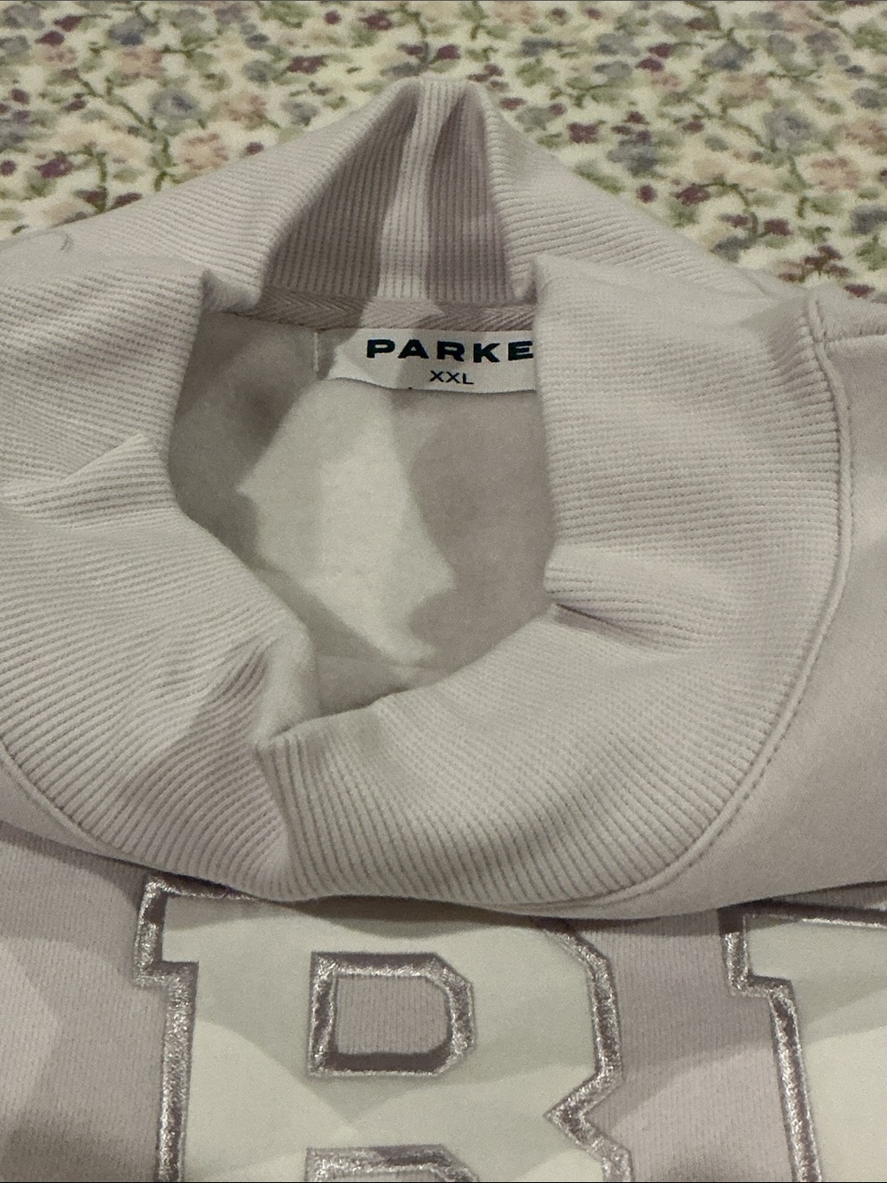 Parke Lilac Mockneck Sweatshirt - Relaxed Fit XXL - Picture 7 of 8